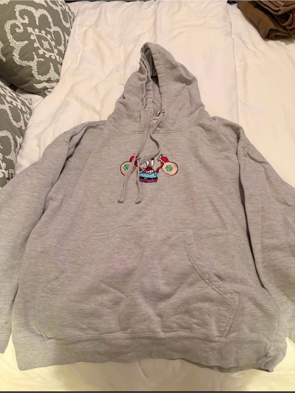 Mr Krabs money hoodie- fits like medium
